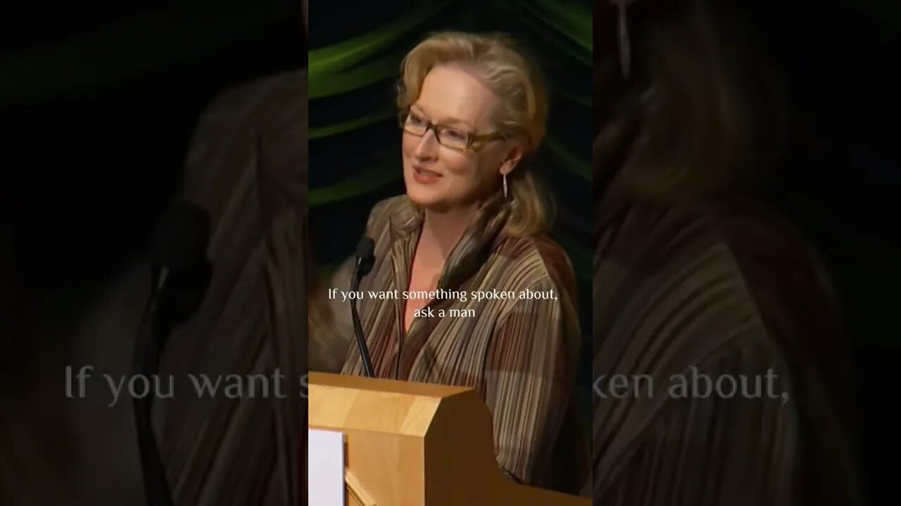 MERYL STREEP ON POWER OF WOMEN 💪🔥 #shorts