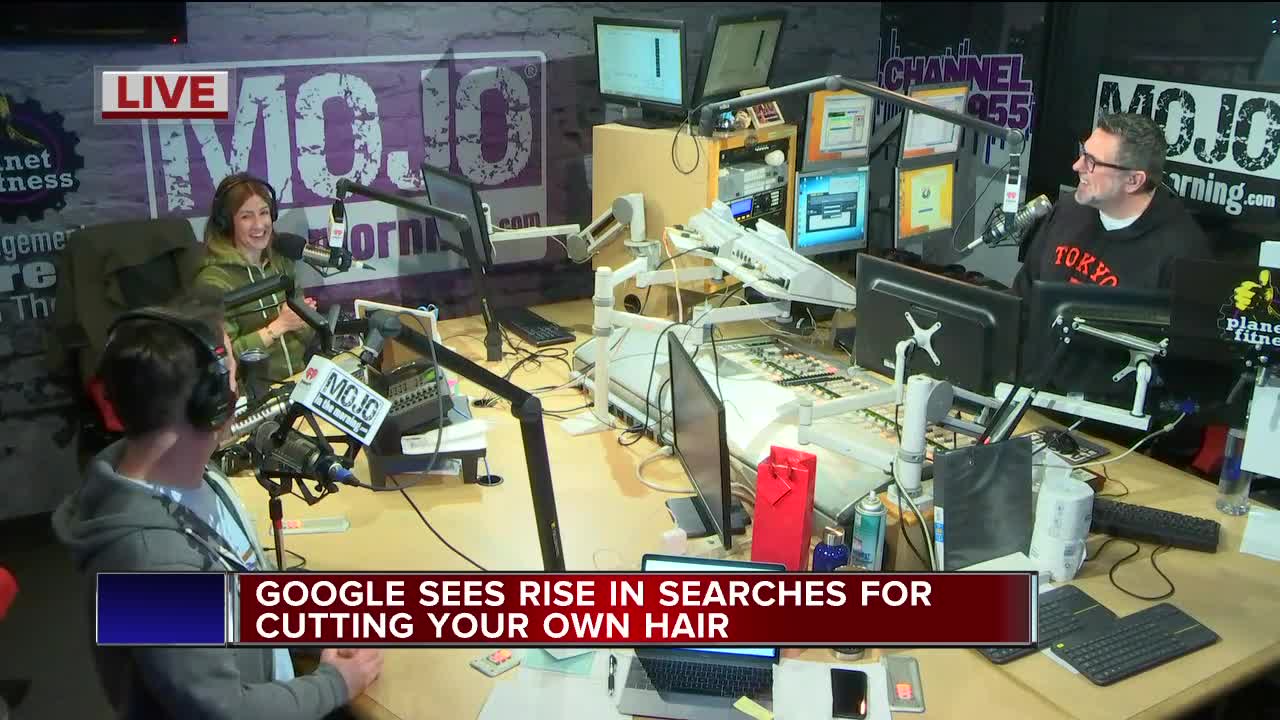 Mojo in the Morning: Rise in searches for cutting your own hair