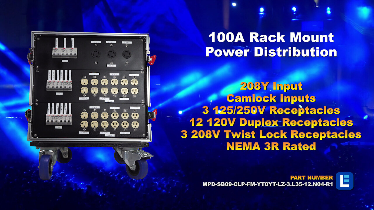 Rack Mount Power Distribution for Film, Stage, Music, Concerts & More!