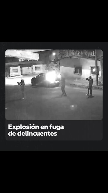 Explosión en vehículo durante fuga de delincuentes en Ecuador