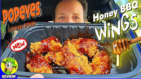 Popeyes® HONEY BBQ WINGS Review ⚜️🍯🐔🪽 ⎮ Peep THIS Out! 🕵️‍♂️