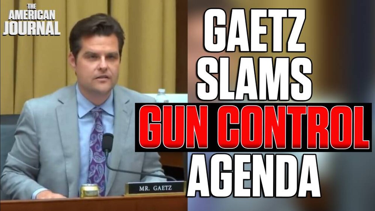 Matt Gaetz Rips Into His Colleagues For Being Weak On Gun Control