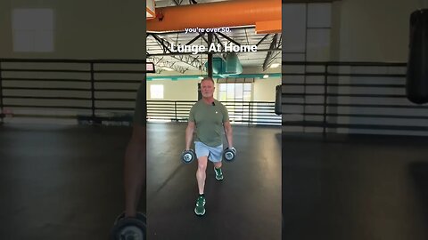 Over 50? Here's How to Master the Lunge! #shorts #lunges