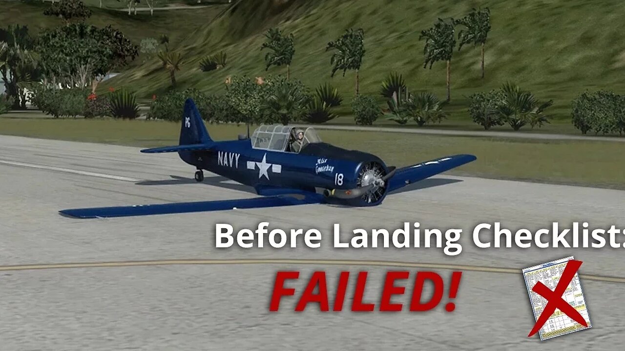 Prepar3D - Always use your checklist!