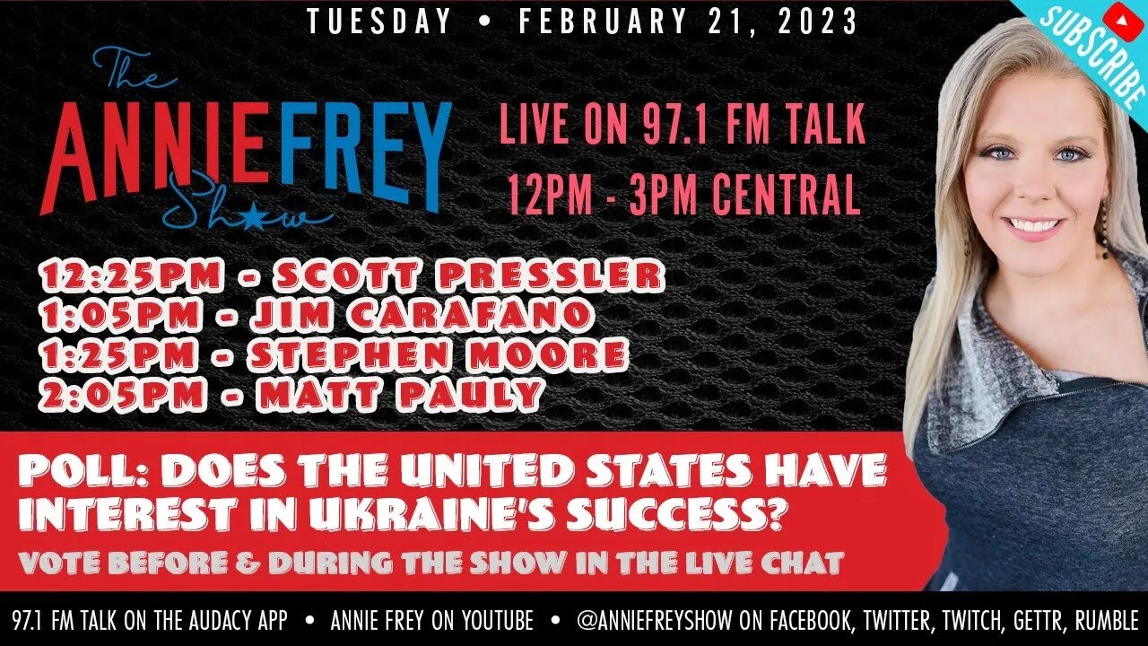 Biden in Ukraine, Economy, Election 2024, Cardinals Spring Training • Annie Frey Show 2/21/23