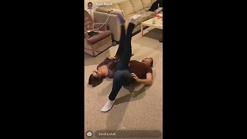 Leg Wrestling (Megan vs DJ Blitz)