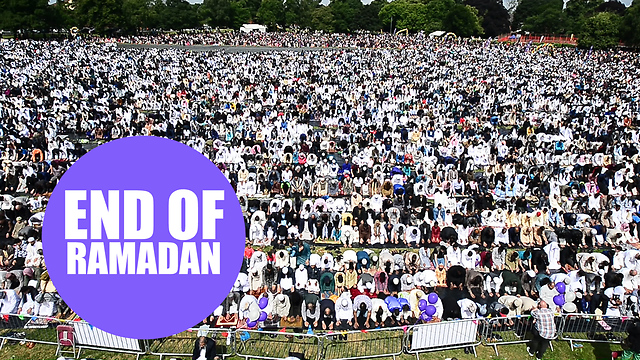 Muslims from around the world gathered in Birmingham for the largest Eid celebration