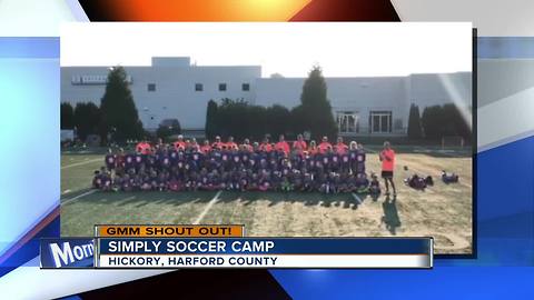 Good morning from the Simply Soccer Camp!