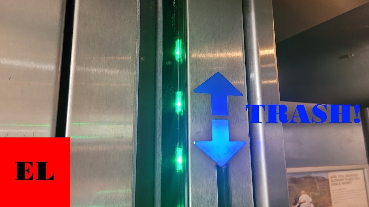 ABSOLUTE GARBAGE TK Modded Thyssenkrupp ISIS Traction Elevator - ? Parking Garage (Winston Salem NC)