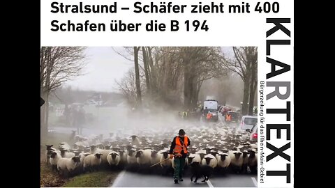 Tierischer Protestzug gegen die Agrarpolitik!