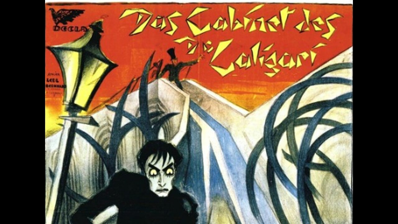 THE CABINET OF DR. CALIGARI (1920). Tinted with English subtitles.