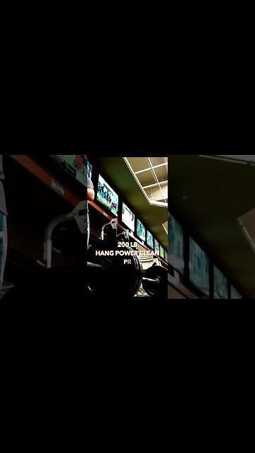 When the bros hype you up…you gotta PR! 200 lb hang power clean #powerclean #gainz #gymbros