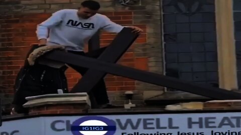 Delusional Reverend Defends The Man Who Tried To Rip Down His Own Churches Cross 😒