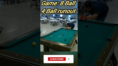 4 Ball runout #8ballpool #shorts