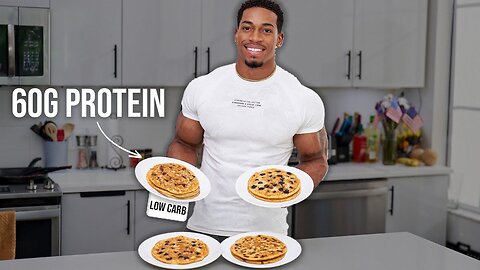 Easy 5 Ingredient High Protein Pancakes! 💪...