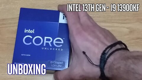 Intel i9 13900kf UNBOXING