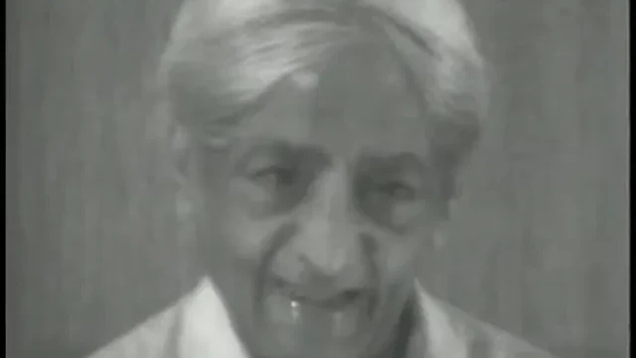 On suffering J Krishnamurti