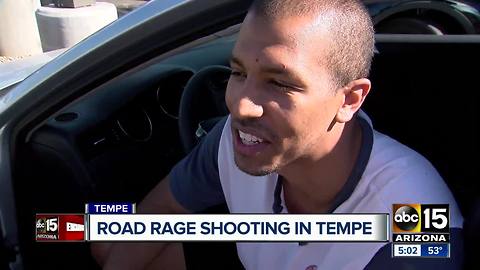 Man shot at during road rage incident speaks out to ABC15