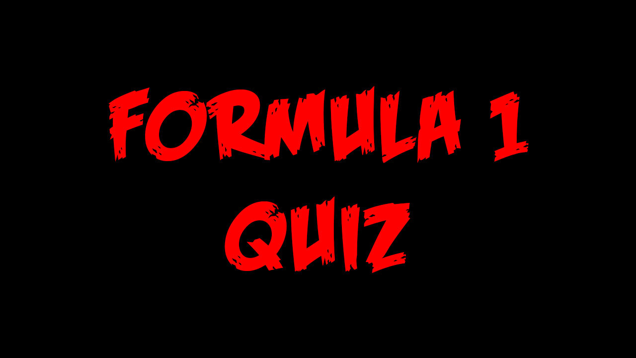 Formula 1 Quiz