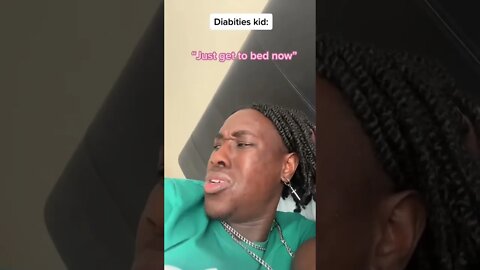 POV: ur diabetic & you’re about to go to bed 😭