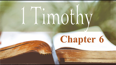 1 Timothy Chapter 5 - How to keep unity in the church