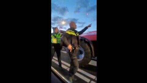 Dutch Police Shoot At Farmers Protest As Food Shelves Go Dry!!