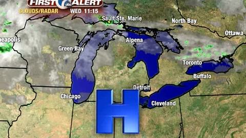 Sunshine and dry today