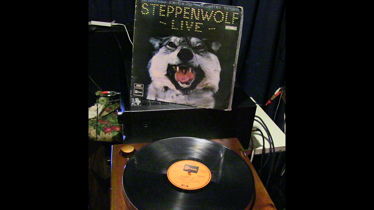 STEPPENWOLF LIVE Audio-THE PUSHER-Vinyl.