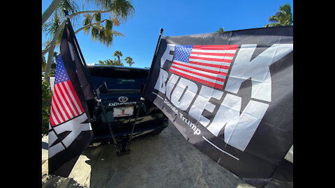 Fuck Biden flags reaction Naples Florida