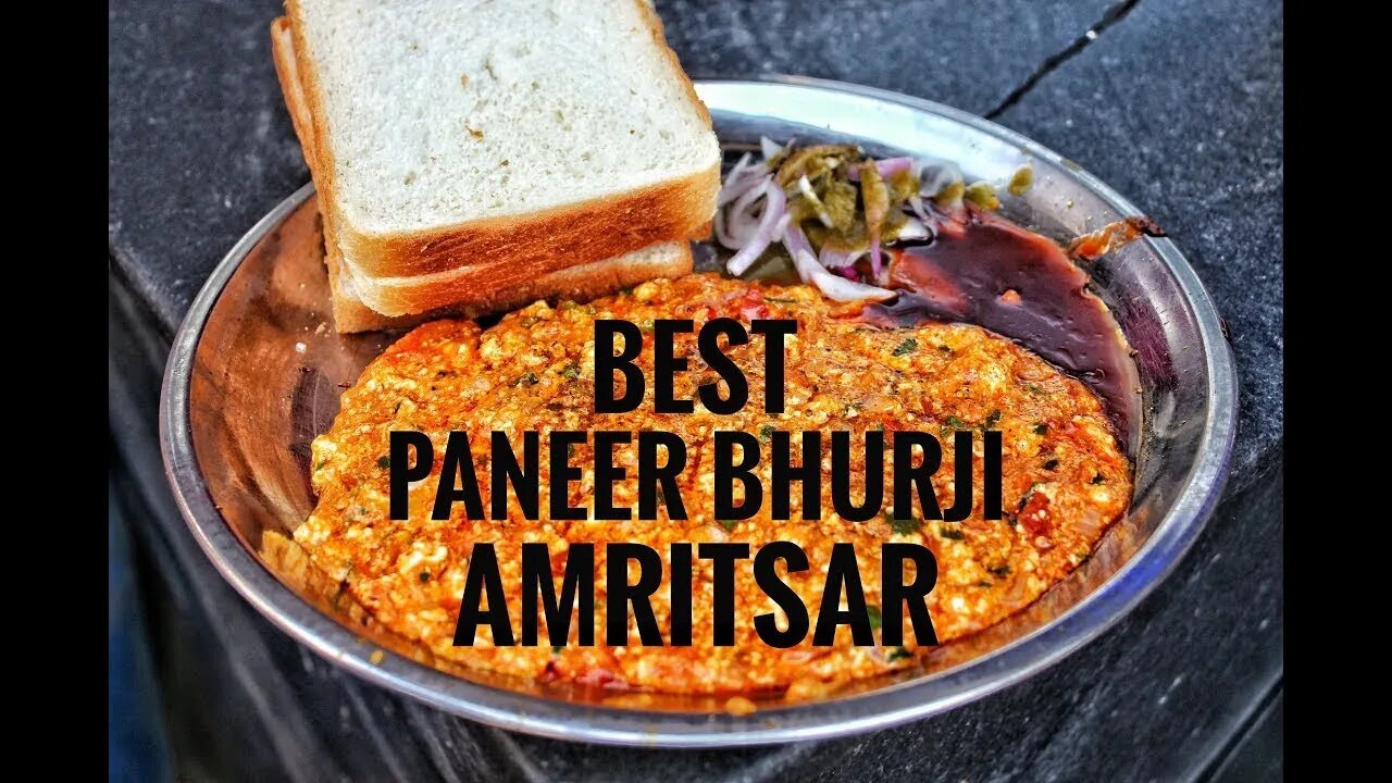 अमृतसरी पनीर भुर्जी बनाने की पूरी विधि | Street Style Paneer Bhurji | Amritsari Paneer Bhurji