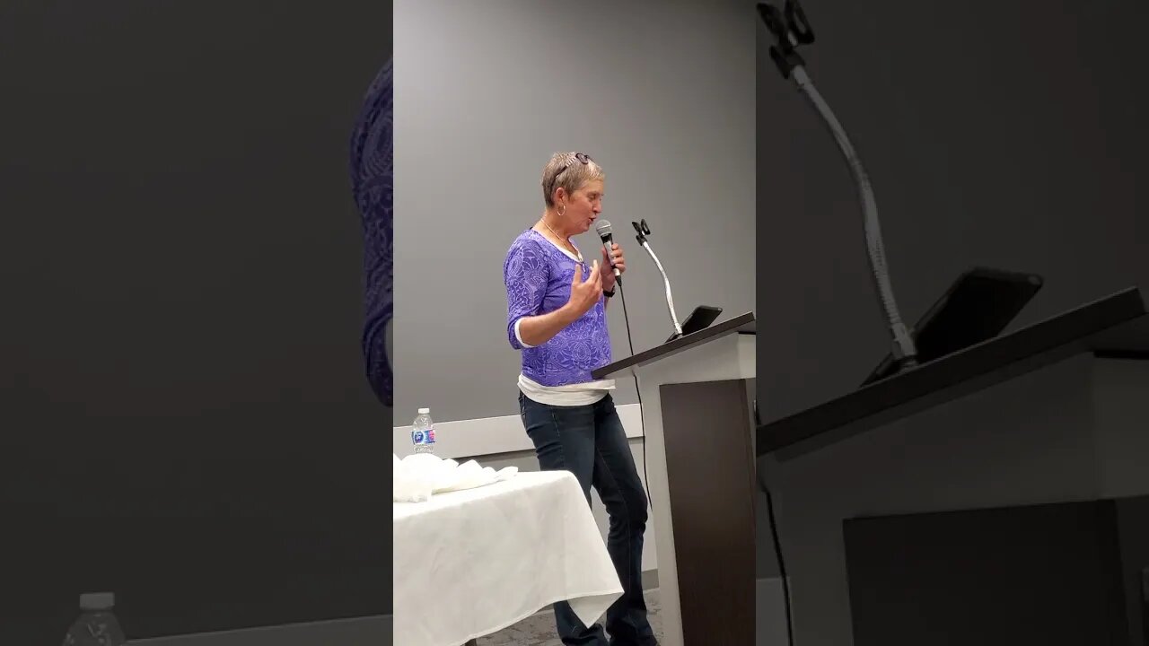 Wilna van Beek powerful presentation in Yorkton Saskatchewan.