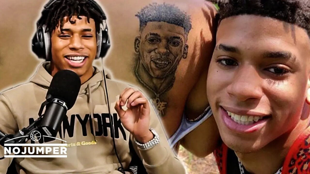 NLE Choppa on his Ex Girlfriend getting a Massive Tattoo Of His Face