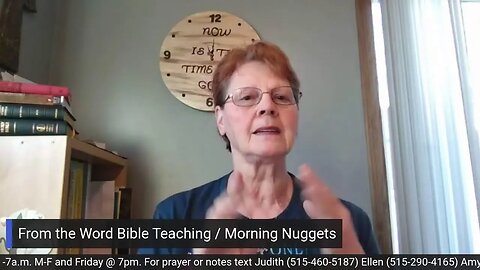 From the Word Bible Teaching / Morning Nuggets (5/4/23)