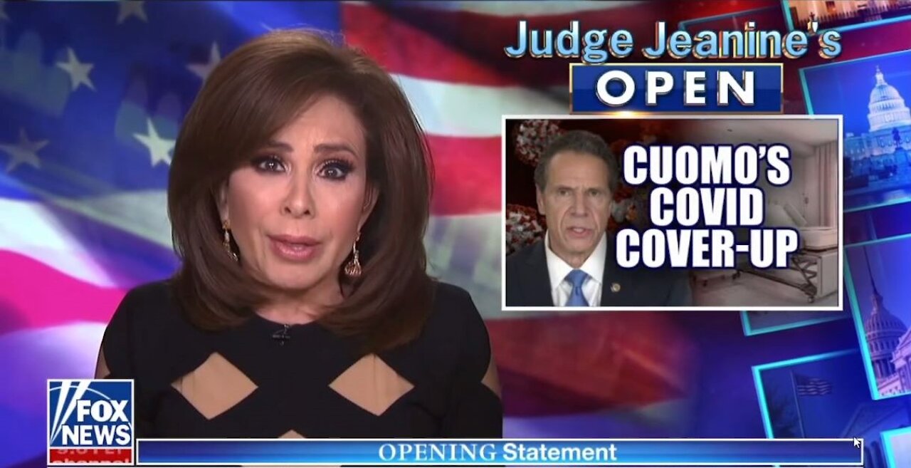 Judge Jeanine's Opening Statement, February 13, 2021 | "Cuomo's Covid Cover-Up" (11-minute clip)