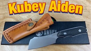 Kubey KU341 Aiden / small user friendly fixed blade EDC !