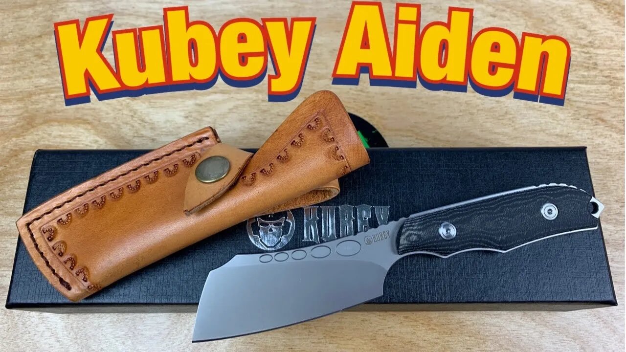 Kubey KU341 Aiden / small user friendly fixed blade EDC !