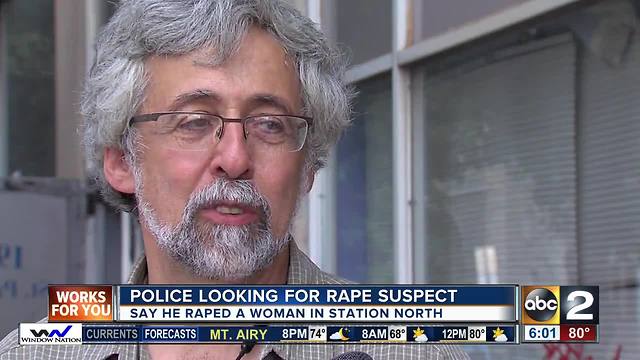 Police searching for man accused of raping woman near bookstore