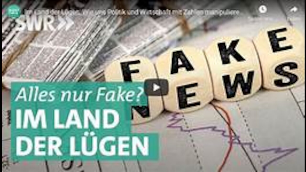 Im Land der Lügen-Wie uns Politik und Wirtschaft mit Zahlen manipulieren SWR 2018