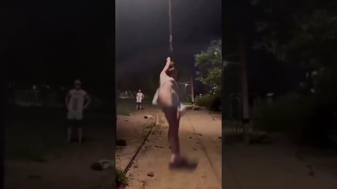 Chinese Girl Has Zip Lining Fail