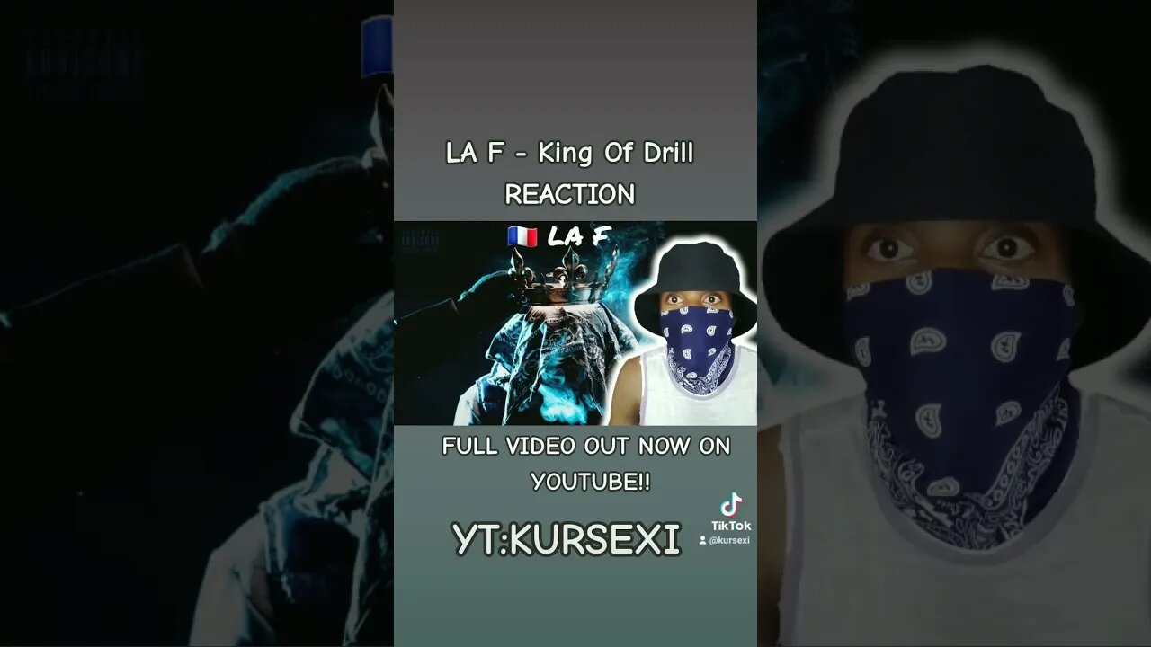 FRENCH DRILL 😱 - 🇨🇵 LA F - King Of Drill REACTION OUT NOW #viral #drill #malistrip #rap #shortsvira