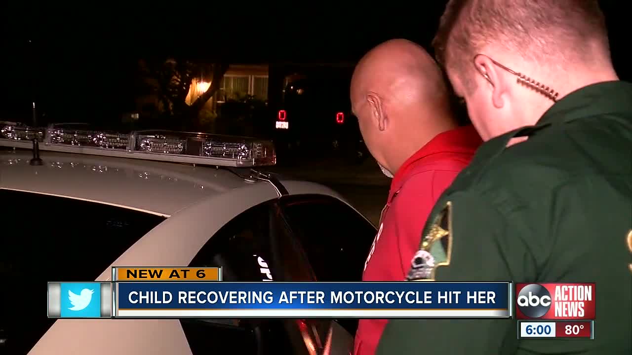 Motorcyclist arrested after hitting 2-year-old in Port Richey