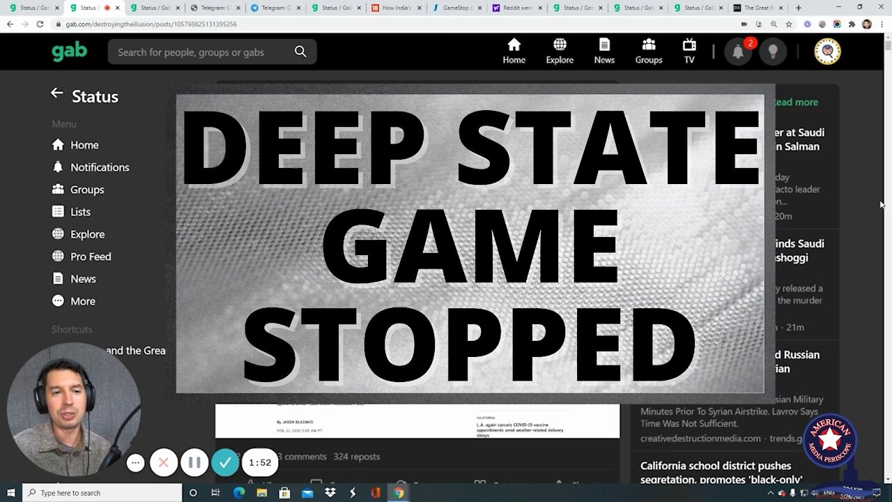 Deep State Game Stopped