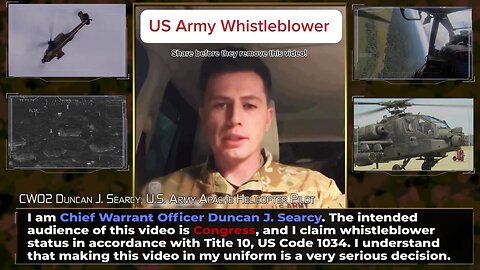 Army Pilot 🔘 Whistleblower 🚁🗣️⚖️ CWO2 D.J. Searcy demands accountability for CV-19 mandate 🚫💉🚫
