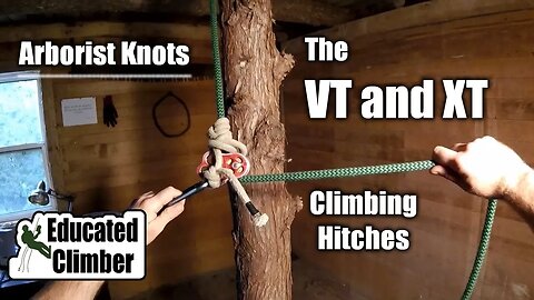 The Valdotain Tresse - VT and XT Climbing Hitch | Arborist Knots