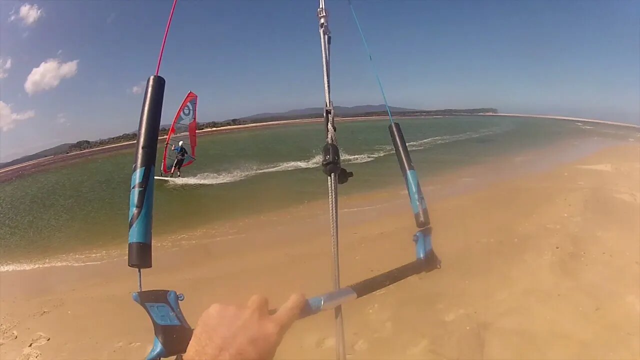 Kiteing Mallacoota Mouth December 2014 #3