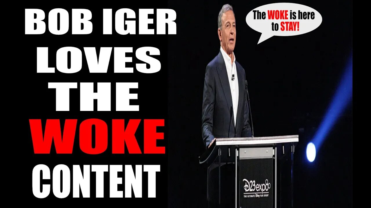 Bob Iger DECLARES that the W0KE is here to STAY!