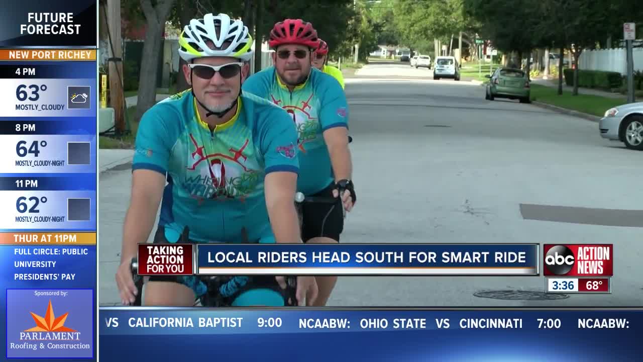 Tampa Bay bicyclists to participate in 16th annual SMART Ride, set to bike 165 miles