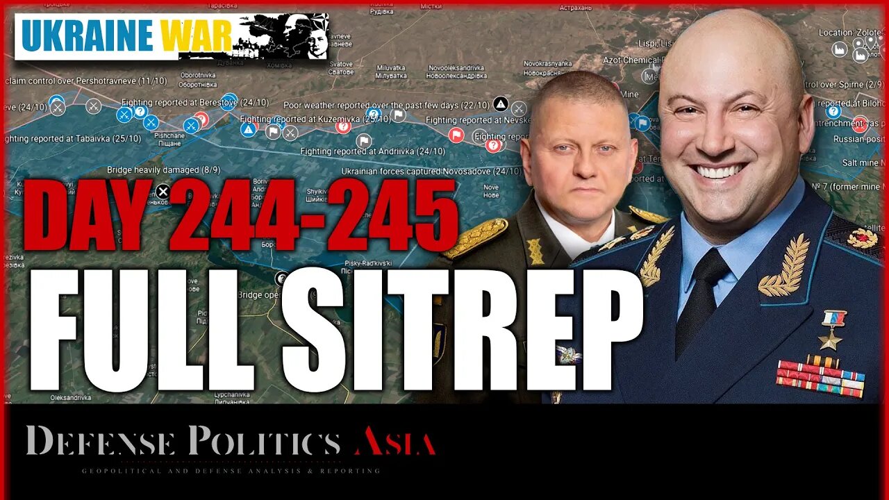 [ Ukraine SITREP ] Day 244-245 (25-26/10): Russia push Ukraine forces back to the Zherebets River