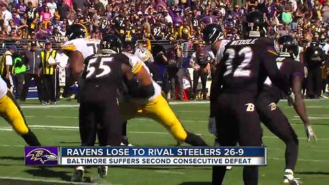 Steelers beat Ravens 26-9 in first-place duel