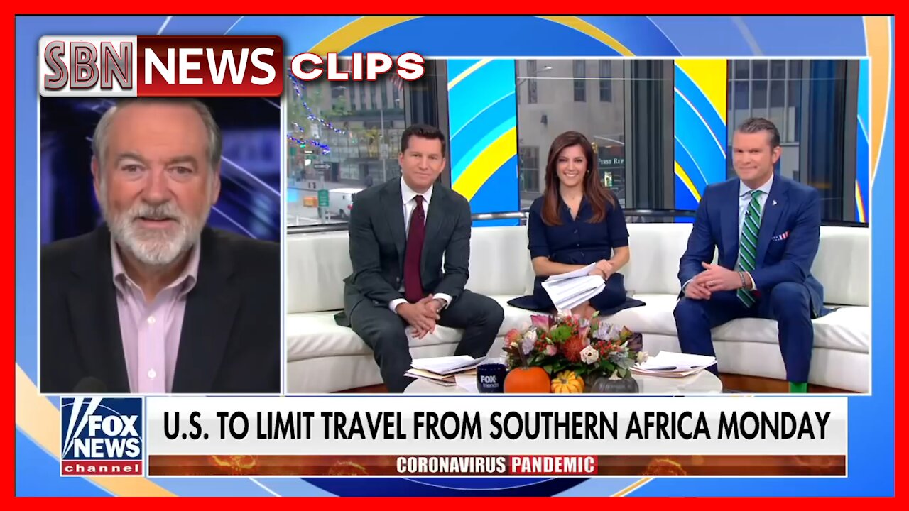 HUCKABEE BLASTS BIDEN'S HYPOCRISY WITH COVID TRAVEL BANS - 5282